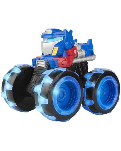 Ηλεκτρονικό παιχνίδι Tomy - Monster Treads, Optimus Prime, με φωτιζόμενες ρόδες  - 1
